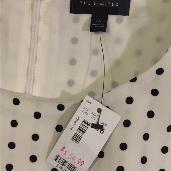 The Limited women’s plus size 16 polka dot dress - Picture 3 of 3